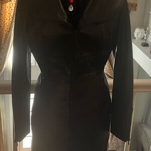 Gorgeous West Coast Leather Dress/ Jacket